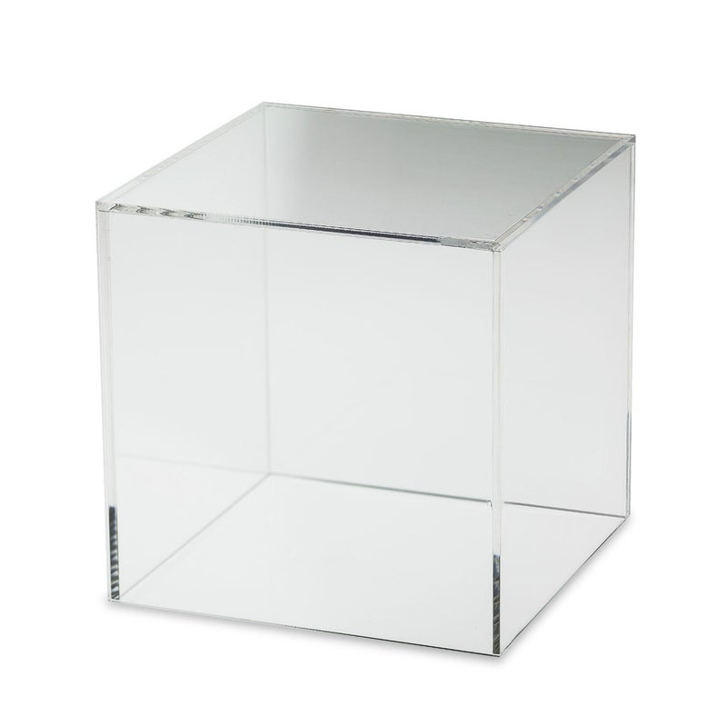 SourceOne Source One Premium Clear Acrylic Display Case, Available with Additional Base (6 Inch Cube, No Base) - Image 2